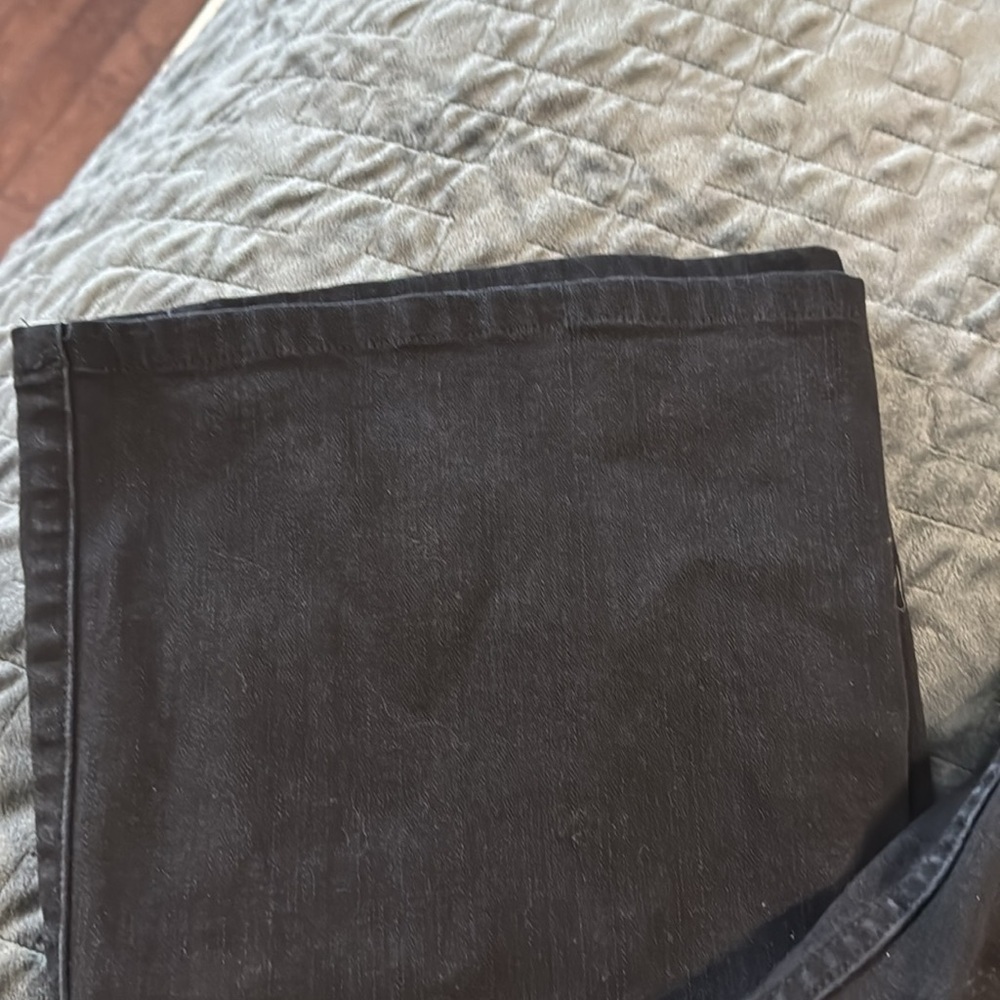 Madewell Womans Trendy Black Fleamarket Flare Jean - Picture 4 of 12